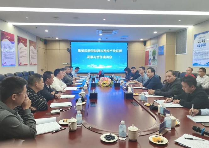 集美区新型能源与系统产业联盟座谈会顺利召开，共绘绿色发展新蓝图